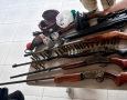 Armas apreendidas pela polícia militar em Sumé 