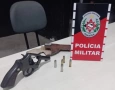 Arma de fogo apreendida em ação da PM