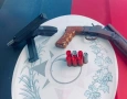 Armas apreendidas pela polícia militar em Aroeiras 