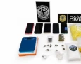 Material ilícito apreendido em ação da Polícia Civil