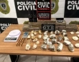 Apreensão de drogas, munições e material ligado ao tráfico
