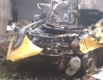 Explosão de um carro movido a Gás Natural Veicular (GNV)