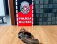 Arma de fogo apreendida pela polícia militar em Marizópolis 
