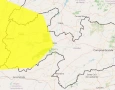 Alerta amarelo de perigo potencial devido à baixa umidade do ar