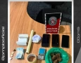 Material ilícito apreendido em ação da Polícia Militar