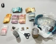 Material ilícito apreendido em ação da PM