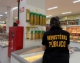 Fiscalização em supermercado no município de Santa Luzia