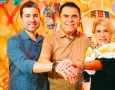 Deputado Michel Henrique e Edna Henrique e Wilson Santiago