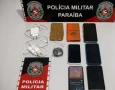 Celulares apreendidos pela polícia militar em Brejo do Cruz 