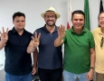Deputado federal Wilson Santiago (Republicanos), recebendo apoio em Jacaraú 