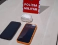 Cocaína apreendida pela PM