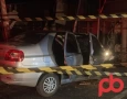 Imagem do acidente envolvendo carro e carreta registrado na BR-230 entre Aparecida e Pombal