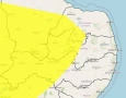 Alerta amarelo de baixa umidade do ar