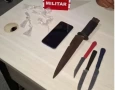 Droga apreendida em ação da PM