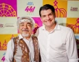 Leo Bezerra ao lado de Santanna O Cantador