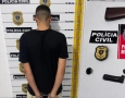 Homem preso em ação cojunta das polícias Civil e Militar em São Bento 