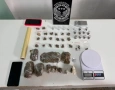 Material ilícito apreendido em ação da PC