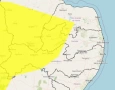 Alerta amarelo de baixa umidade do ar