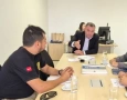 Reunião sobre melhoria estrutural no Serrotão