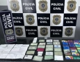 Material ilícito apreendido em ação da PC