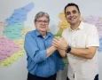 Ex-governador João Azevêdo e ex-prefeito Pedrito