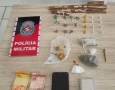 Drogas apreendidas pela Rotam em Cajazeiras 