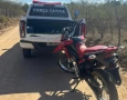 Moto roubada no Ceará recuperada pela Polícia Militar na zona rural de Cajazeiras