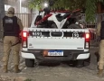 Apreensão de motocicleta com chassi raspado