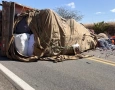 Tombamento de caminhão em Pombal
