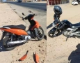 Colisão entre motos em Patos