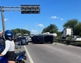 Capotamento de veículo em João Pessoa