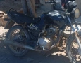 Motocicleta adulterada apreendida pela polícia militar em Marizópolis 