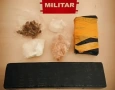 Material ilícito apreendido em ação da PM