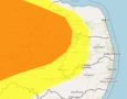 Alertas laranja e amarelo de baixa umidade