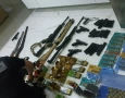 Grande apreensão de armas e munições
