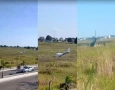 Pouso forçado de avião de pequeno porte