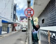 Placas no Centro de Sousa