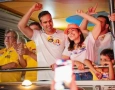 Pollyanna ao lado de Lucas, João e Nabor