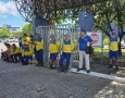Carteiros em paralisação de atividades na Paraíba