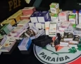 Material apreendido em ação da PM