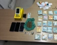 Material ilícito apreendido em ação da PM