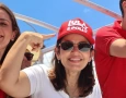 Pollyanna em evento de Lula