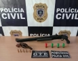 Arma de fogo apreendida pela Polícia Civil em Mamanguape 