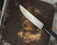 Faca utilizada em crime de homicídio no município de Cabedelo 