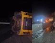 Tombamento de carreta carregada de brinquedos 