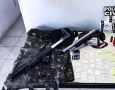 Drogas e armas apreendidas pela polícia civil em Cabedelo 