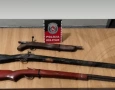 Armas de fogo e munições apreendidas pela PM